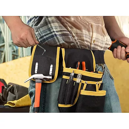 Multi-function tool belt 22 pockets hammer holder