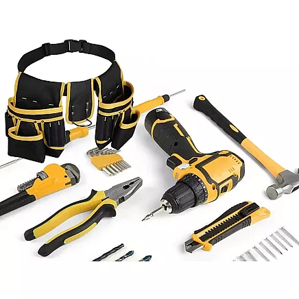 Multi-function tool belt 22 pockets hammer holder