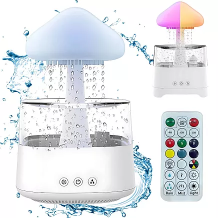 Humidifier air diffuser aromatherapy led light rgb remote control usb