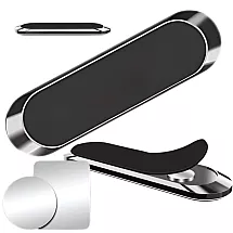 Pašlīmējošs magnētiskais telefona turētājs auto, stiprs, melns