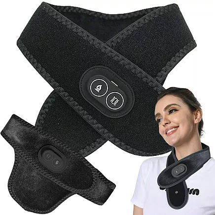 Neck pain relief neck massager warming massage headband usb lightweight