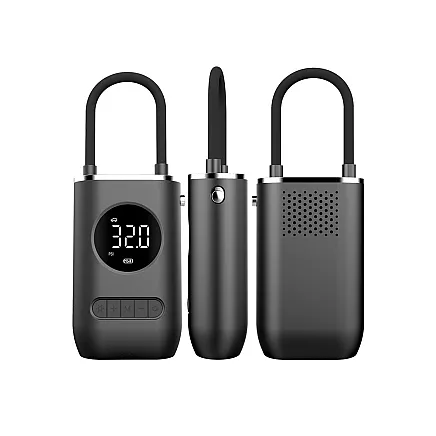 Akumulatora gaisa kompresors auto, velo riepām 10 bar ar LCD