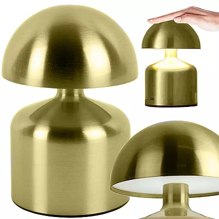 Wireless hotel restaurant light touch led mushroom 3 modes night light