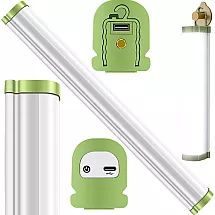 Uzlādējama LED darbnīcas lampa ar magnētu, āķi un powerbank funkciju