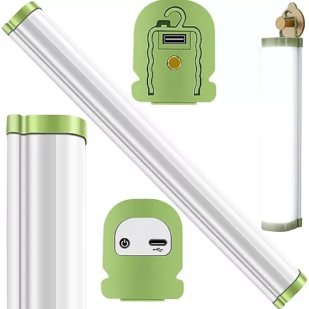 Led workshop lamp with magnet hook universal rechargeable battery powerbank