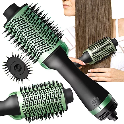 Hair dryer curling iron hair straightener styling brush large 4 in 1