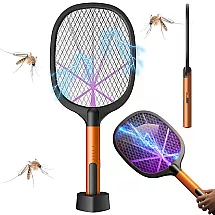Electric fly swatter mosquito uv insecticide lamp with stand