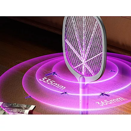 Electric fly swatter mosquito uv insecticide lamp with stand