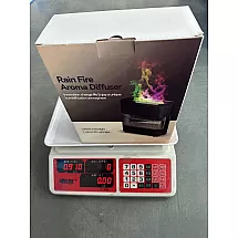 Gaisa mitrinātājs Kamīns ar LED liesmas efektu, aromterapijas difuzors ar pulti USB-C