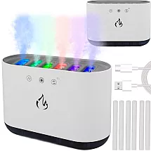 Gaisa mitrinātājs un difuzors ar RGB apgaismojumu un 6 sprauslām
