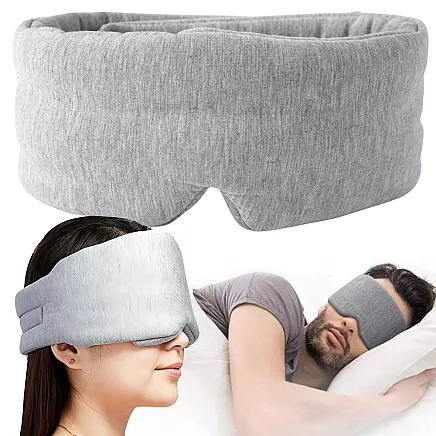 Blindfold for sleeping blackout mask soft better sleep relaxation