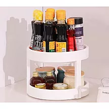 Grožāms divlīmeņu virtuves organizators garšvielām, balts