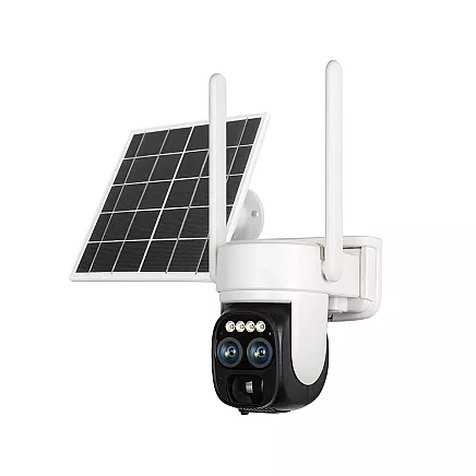 Solar camera wifi ip outdoor rotating camera wifi zoom motion detector ip66