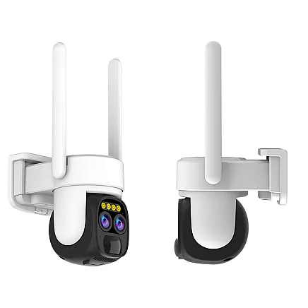 Solar camera wifi ip outdoor rotating camera wifi zoom motion detector ip66