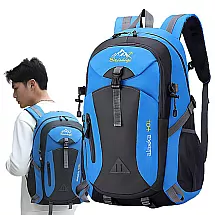 Backpack 40l black travel hiking trekking strong in the mountains durable