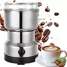 Coffee bean, nut and spice grinder, efficient, electric, powerful