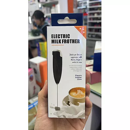 Elektriskais piena putotājs ar baterijām, rokas mini mikseris