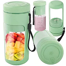 Portable USB wireless smoothie blender, ice crusher, lanyard