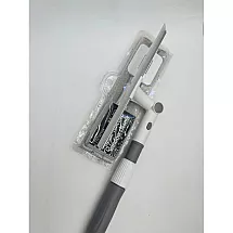 Teleskopisks logu mazgātājs 2in1 ar mikrošķiedru un ūdens novilcēju