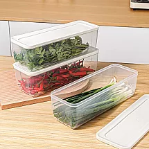 Pārtikas konteiners 2,8L ar vāku, virtuves un ledusskapja organizators