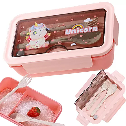 LUNCH BOX 1.1L HXD6627 PINK (72) GAB_A