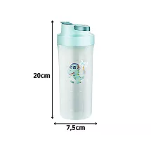 Ūdens pudele bērniem 500ml, hermētiska dzērienu pudele skolai un bērnudārzam, zaļa