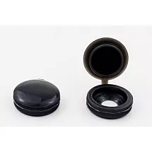 SCREW COVERS 100 PCS BLACK (400)