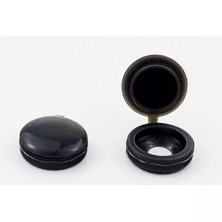 SCREW COVERS 100 PCS BLACK (400)