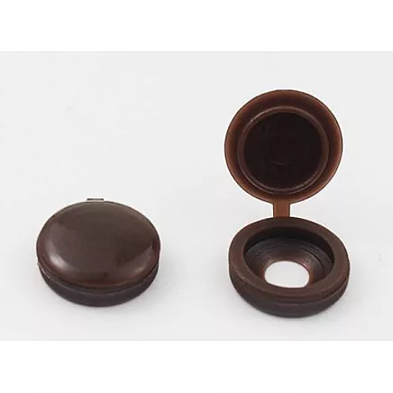 SCREW COVERS 100 PCS BROWN (400)