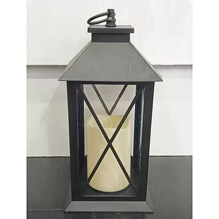 LANTERN 29CM BLACK (24)