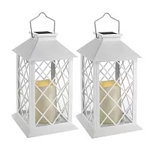 LANTERN 28CM WHITE (24)