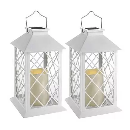 LANTERN 28CM WHITE (24)