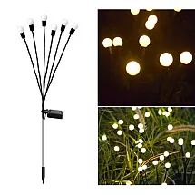 GARDEN LAMP 2 PCS 6 WARM BALLS (60)