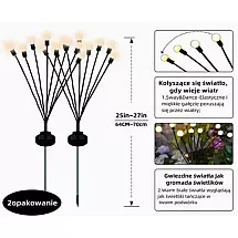 GARDEN LAMP 2 PCS 8 WARM BALLS (60)