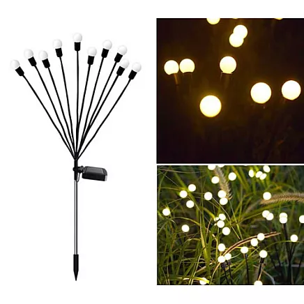 GARDEN LAMP 2 PCS 10 WARM BALLS (50)