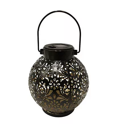 GARDEN LAMP LANTERN BLACK (24)