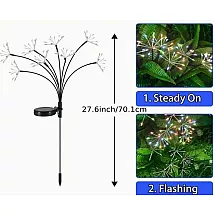 GARDEN LAMP 2 PCS FLOWER 70CM (60)