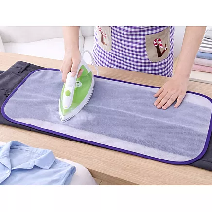 Protective ironing pad for fabric heat-resistant mesh 90x40 cm