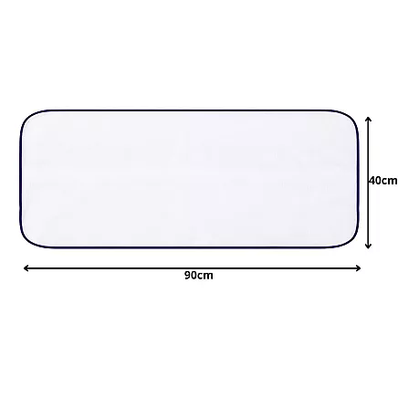 Protective ironing pad for fabric heat-resistant mesh 90x40 cm