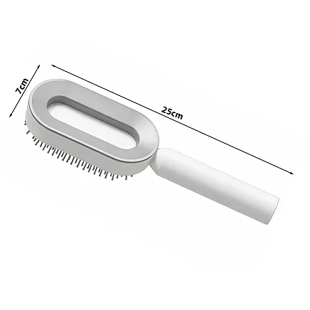 ANTI-STATIC TRAVEL HAIR BRUSH FOR SMOOTHING AND DETANGLING