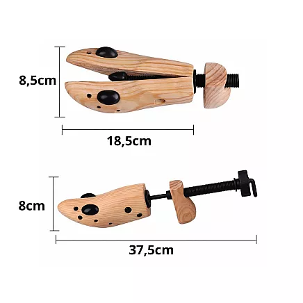 Correct way to stretch and expand wooden shoes 42-46 adjustable l