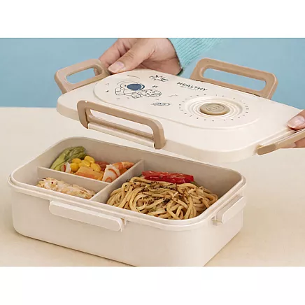 Lunchbox breakfast box breakfast container lunch box with compartments cutlery