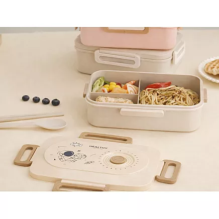 Lunchbox breakfast box breakfast container lunch box with compartments cutlery