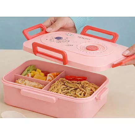 Lunchbox breakfast box breakfast container lunch box with compartments cutlery
