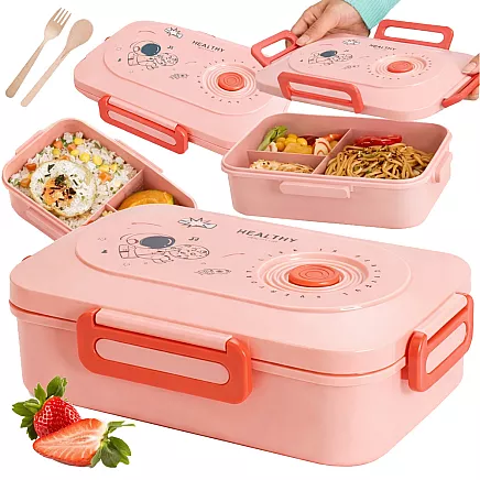 Lunchbox breakfast box breakfast container lunch box with compartments cutlery
