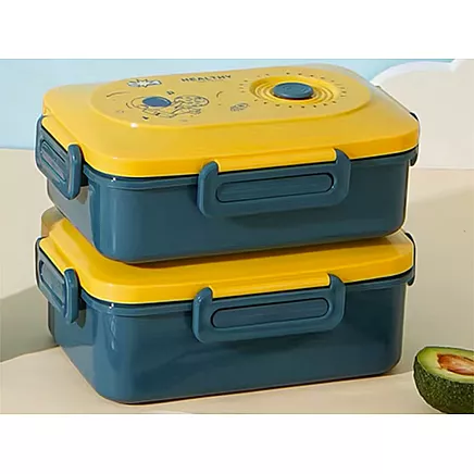 Ланч-бокс для завтраки контейнер для завтраки обед с перестенками столовые приборы