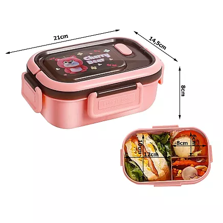 Lunchbox breakfast box breakfast container lunch box with compartments cutlery