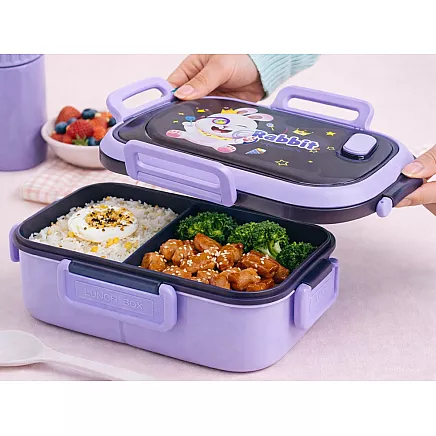 Lunchbox breakfast box breakfast container lunch box with compartments cutlery