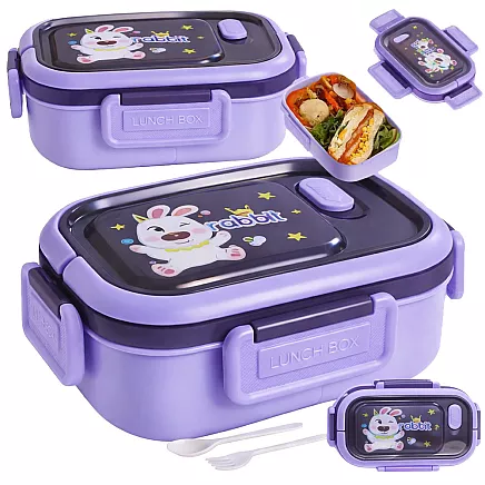 Lunchbox breakfast box breakfast container lunch box with compartments cutlery