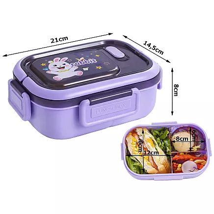 Lunchbox breakfast box breakfast container lunch box with compartments cutlery